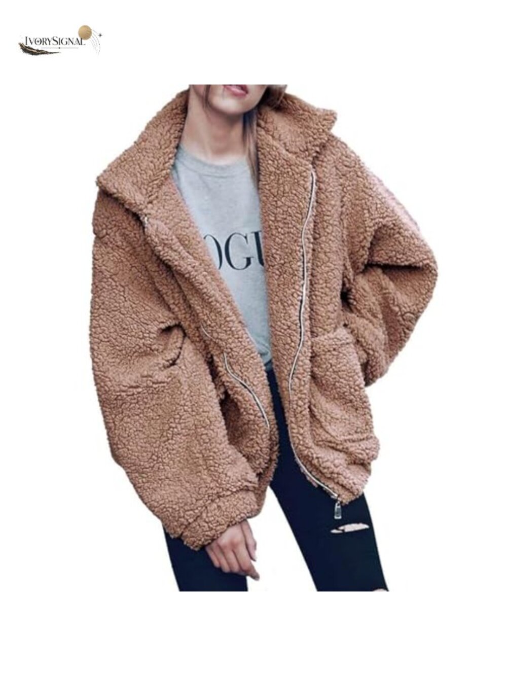 PRETTYGARDEN Women's Oversized Sherpa Fleece Coats